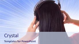  Presentation with blue music - Cool new PPT theme with the sun and blue backdrop and a  colored foreground