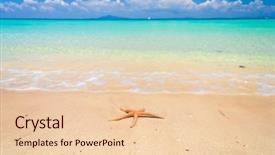  Presentation with sun - Cool new presentation with the-sun-on-a-beach backdrop and a  colored foreground