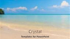  Presentation with starfish - Presentation theme with the sun starfish called wanda background and a lemonade colored foreground