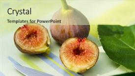  Presentation with sun life - Slide deck with the sun with fig background and a soft green colored foreground