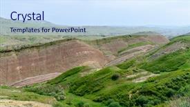  Presentation with kakheti - Presentation theme having david gareja gareji cave monastery background and a sky blue colored foreground