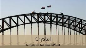 Presentation with sydney harbour bridge - Audience pleasing PPT layouts consisting of the sydney harbour bridge backdrop and a coral colored foreground