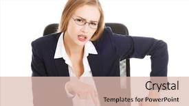  Presentation with behaviour - PPT theme enhanced with the table bossy behaviour background and a lemonade colored foreground