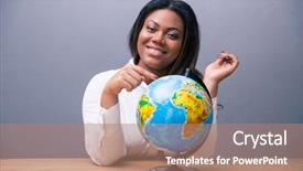  Presentation with table appoinment - PPT theme having background and looking at camera background and a coral colored foreground