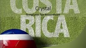  Presentation with costa rica - PPT layouts having the text costa rica background and a seafoam green colored foreground