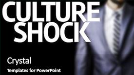  Presentation with culture shock - Slide deck consisting of  background and a  colored foreground