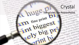  Presentation with cheap - Cool new presentation design with the text fine print backdrop and a light gray colored foreground