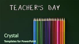  Presentation with coloured - Slide deck featuring the text teachers day background and a tawny brown colored foreground