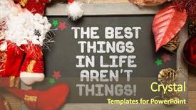  Presentation with christmas best wishes - Amazing presentation theme having the text the best backdrop and a violet colored foreground