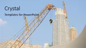  Presentation with world trade center - Colorful slides enhanced with the the world trade backdrop and a light blue colored foreground