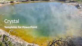  Presentation with brown leather - Colorful slide deck enhanced with the thick brown bacterial backdrop and a gray colored foreground