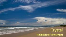  Presentation with indonesia - Theme consisting of the-tropical-beach-legian-beach background and a violet colored foreground