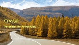  Presentation with truck - Theme featuring the truck and yellow background and a tawny brown colored foreground