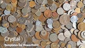  Presentation with international - PPT layouts consisting of dams - sunset at studen kladenets dam background and a tawny brown colored foreground