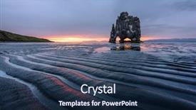  Presentation with iceland - Colorful slide deck enhanced with the vatnsnes peninsula iceland backdrop and a navy blue colored foreground