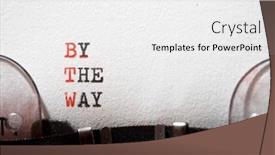  Presentation with way - Slides having the-way-phrase-written background and a white colored foreground