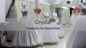  Presentation with wedding invitation - PPT layouts with the wedding salon night background and a light gray colored foreground