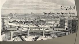  Presentation with journal - Audience pleasing slide deck consisting of the west railway station backdrop and a light gray colored foreground