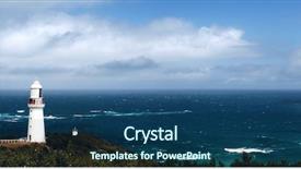  Presentation with floral australia - Cool new slide deck with the wild southern ocean backdrop and a  colored foreground