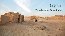  Presentation with christian - Amazing presentation theme having the world kharga oasis backdrop and a sky blue colored foreground