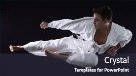  Presentation with champion - Slide deck with the world on black background and a tawny brown colored foreground