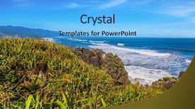  Presentation with world tourism - Colorful slide set enhanced with structural geology - new zealand incredible journey backdrop and a light blue colored foreground