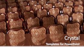  Presentation with vintage theater - Audience pleasing presentation design consisting of theater - vintage theatrical armchairs an interior backdrop and a tawny brown colored foreground