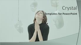  Presentation with hypocrisy - Slide deck enhanced with theater-of-life-a-tormented background and a  colored foreground