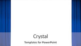  Presentation with blue curtain - Beautiful PPT theme featuring child grabbing prison backdrop and a violet colored foreground.