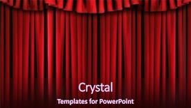  Presentation with theater curtains - Beautiful presentation featuring theater stage drapes with top backdrop and a wine colored foreground