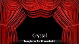  Presentation with old fashioned - Cool new presentation design with theater stage with velvet curtain backdrop and a black colored foreground