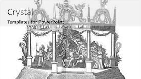  Presentation with vintage theater - Colorful theme enhanced with theater-with-the-smithy backdrop and a light gray colored foreground