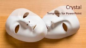  Presentation with life insurance concept white - PPT theme consisting of theatre concept with the white background and a  colored foreground