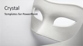  Presentation with theatre mask - PPT theme having mother and daughter lying on mattress playing and relaxing on the beach note shallow depth of field background and a soft green colored foreground