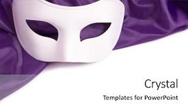  Presentation with theatrical tailoring - Slide set enhanced with science - tube with blue liquid background and a ocean colored foreground.