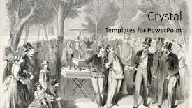  Presentation with theatre - PPT layouts featuring theatre de la gaite background and a light gray colored foreground