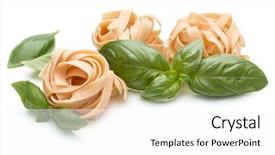  Presentation with italian food cooking tomatoes basil - Cool new theme with theet - italian pasta fettuccine nest backdrop and a white colored foreground