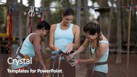  Presentation with in belt - Slide deck consisting of their belt tied perform zip background and a  colored foreground