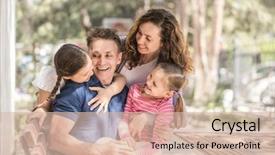  Presentation with children and time - Slide deck featuring their children having good time background and a lemonade colored foreground