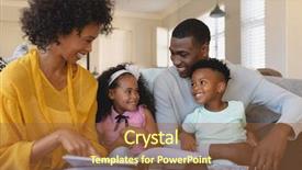  Presentation with storybook - Theme with their cute children reading storybook background and a tawny brown colored foreground