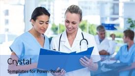  Presentation with files - Presentation featuring their files in the meeting background and a  colored foreground