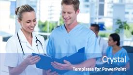  Presentation with files - Colorful slides enhanced with their files in the meeting backdrop and a  colored foreground