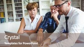  Presentation with financial planning - PPT theme having their investments with financial advisor background and a violet colored foreground