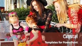  Presentation with mothers - Presentation theme with their mothers check out candy background and a tawny brown colored foreground