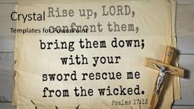  Presentation with bible psalms - Cool new presentation theme with them down with your sword backdrop and a mint green colored foreground