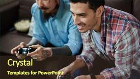  Presentation with video game - Amazing slide set having them heavily tattooed enjoying video backdrop and a tawny brown colored foreground