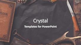  Presentation with adventure - Presentation design enhanced with adventure outdoor themed background mock background and a dark gray colored foreground