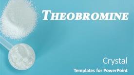  Presentation with drugs - Presentation theme with theobromine-caffeine-nootropics-or-smart background and a teal colored foreground