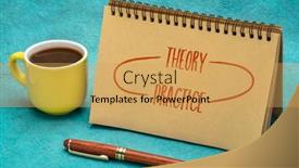  Presentation with theory - PPT layouts having theory-and-practice-concept-handwriting background and a yellow colored foreground