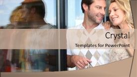  Presentation with couple therapy - Theme enhanced with therapy couples - couple shopping background and a  colored foreground